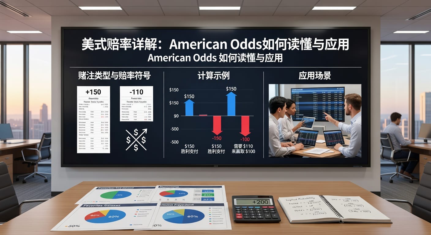 美式赔率 american odds｜2026年读法与换算技巧